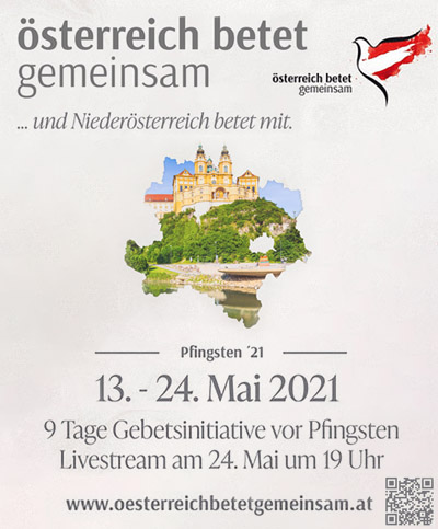 Österreich betet gemeinsam Mai 2021