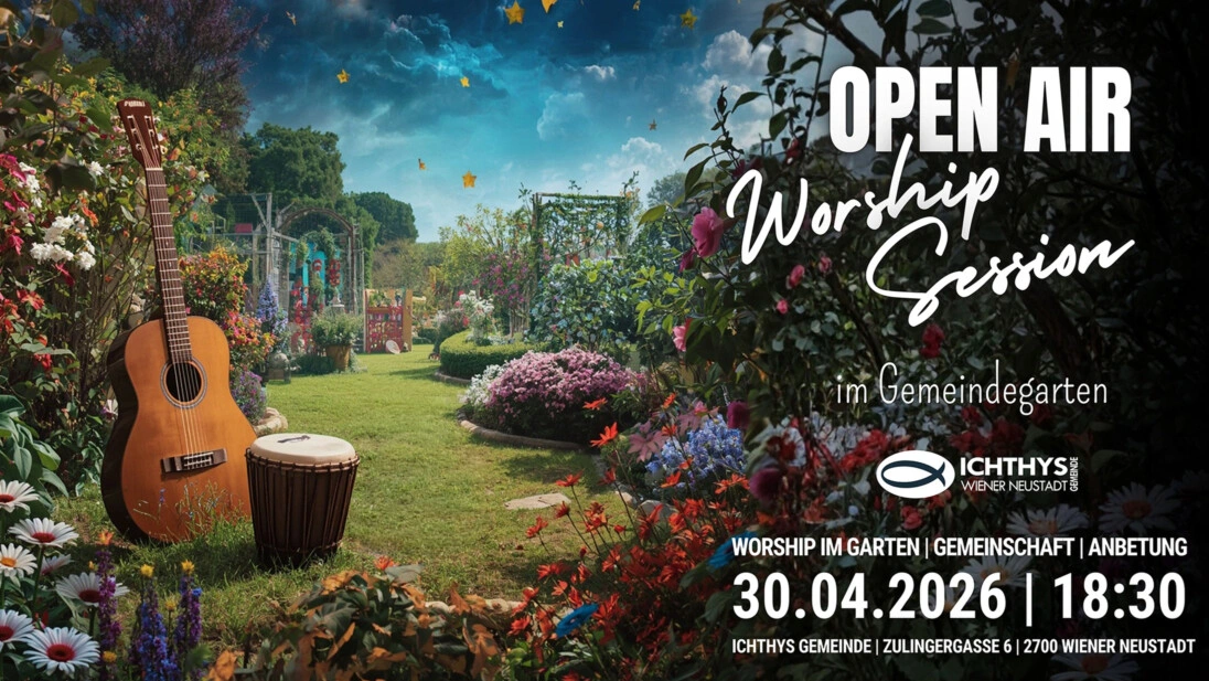 Open Air Worship Session im Gemeindegarten